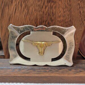 Longhorn Belt Buckle - Justin